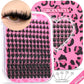 GROINNEYA DIY Lash Clusters Mixed Tray Manga Cluster Lashes DIY Spiky Lashes Extension Natural Volume Individual Lashes Makeup