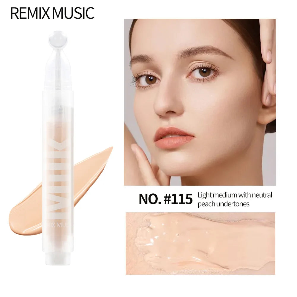 Milk Liquid Concealer,Full Coverage Base Makeup Contour Brightening,Dark Circles Corrector, Foundation Bb Cream,Cover Acne Pores