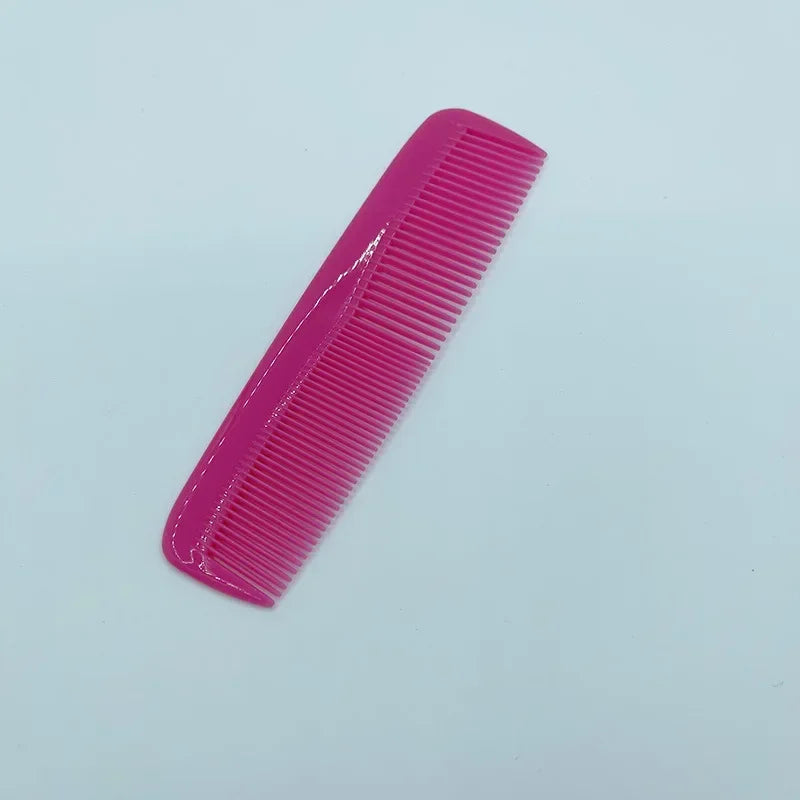 Mini Plastic Comb Small Hair Comb with Thick and Thin Teeth Portable Comb for Hotel Barber Accessories Women Hair Tools
