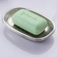 Light Luxury Stainless Steel Perforated Soap Box, Simple Bathroom Draining Rack, Soap Storage Rack