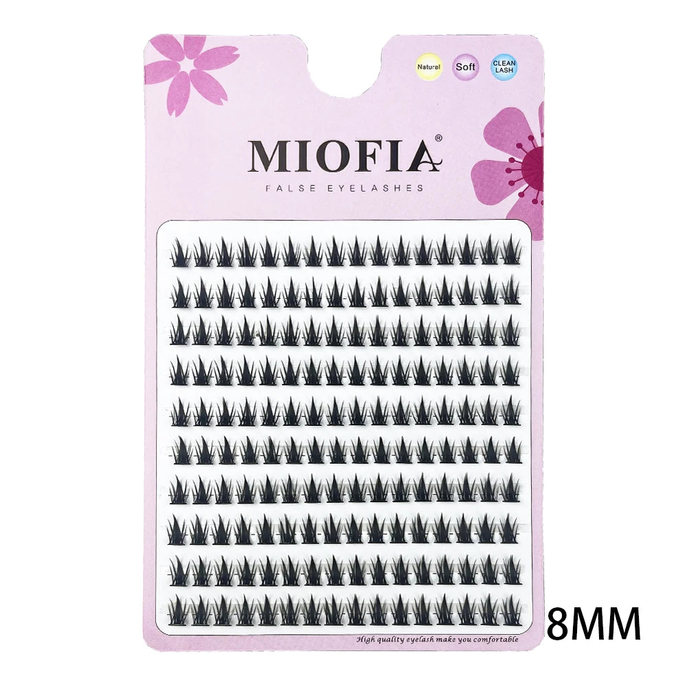 160 Bunches Mink Eyelashes 3D Natural Wispy Russian Volume Individual Eyelash DIY Eyelash Extension Makeup Tool Lashes Wholesale