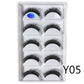 NEW 5 Pairs 3D Y08 Natural Mink False Eyelashes Fluffy Style Makeup Eyelash Fake Eye Lashes Faux Cilios Make Up Beauty Tools