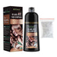 Hair Color Shampoo for Gray Hair 3 in 1 Black Hair Dye Shampoo for Women&Men Natural Herbal Safety Nourishing Hair Care Cream