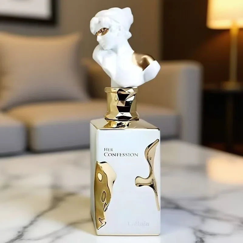 Lattafa His Confession for Men Eau de Parfum Spray 100ml Arab Perfumes Long-Lasting Fragrance for Women
