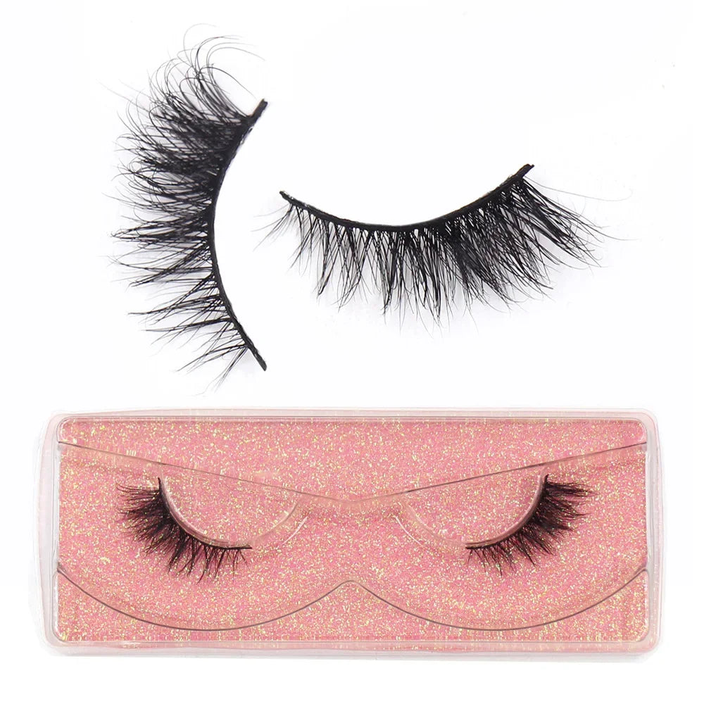 Half Eey Lashes Soft Mink Lashes Reusable Foxy Eyes False Eyelashes Natural Fluffy Makeup Tools Extension Fake Lashes Maquiagem