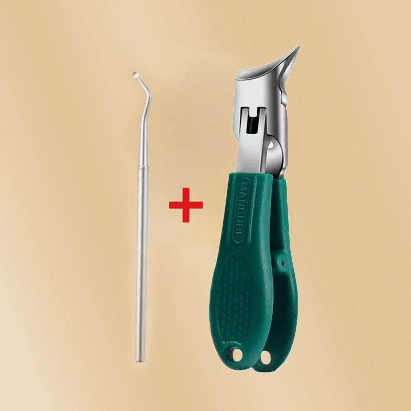 Anti-Splash 60° Slant Edge Nail Clipper Set Professional High-end Eagle Beak Oblique Toe Nail Trimmers Ingrown Toenail Tools