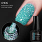 7ml Reflective Glitter Gel Nail Polish Semi Permanent Soaking Nail Art Varnish Alcohol-Free Salon Quality Manicure DIY Design