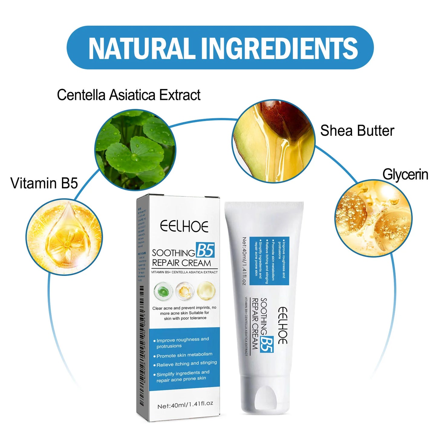 1/3/5PCS B5 Repair Cream Moisturizing Hydrating Solves Dry Chapped Red Skin Nourishes Improve Repair Sunscreen Beauty Face Cream