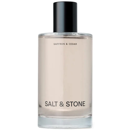 Salt & Stone Body Mist Saffron Cedar Scent Skincare Infused Perfume Hair Body Spray for Women and Men