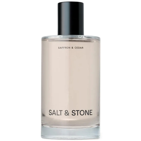 Salt & Stone Body Mist Saffron Cedar Scent Skincare Infused Perfume Hair Body Spray for Women and Men