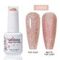 Clou Beaute Glitter Gel Nail Varnishes Winter Color Sparkling Sequins Soak Off UV LED Varnish Nail Art Decoration Base Top Coat