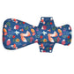 [Sigzagor] New XXL Cloth Menstrual Pad Sanitary Bamboo Charcoal Reusable Overnight Post Partum 16in