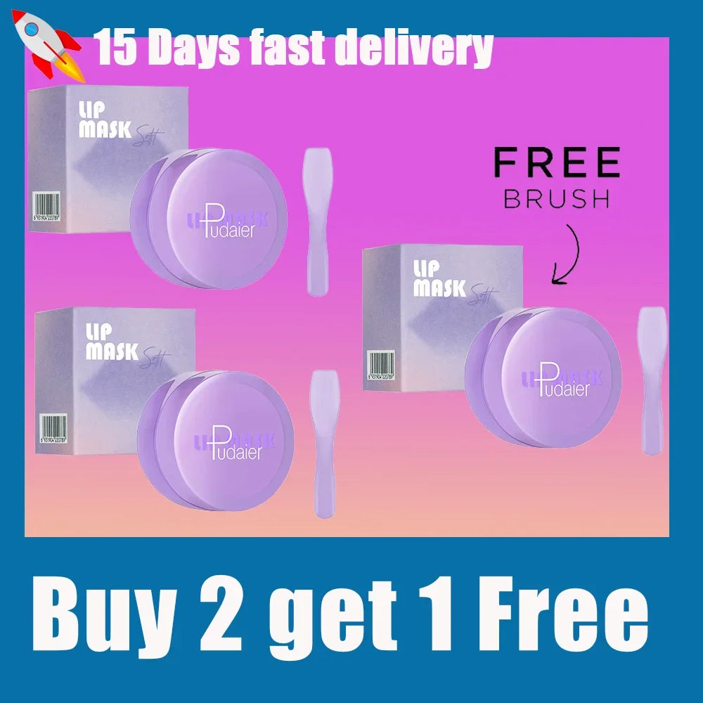 Pudaier Lip Mask Dead Skin Exfoliating Cream Lightens lip lines, moisturizes lipstick, and moisturizes
