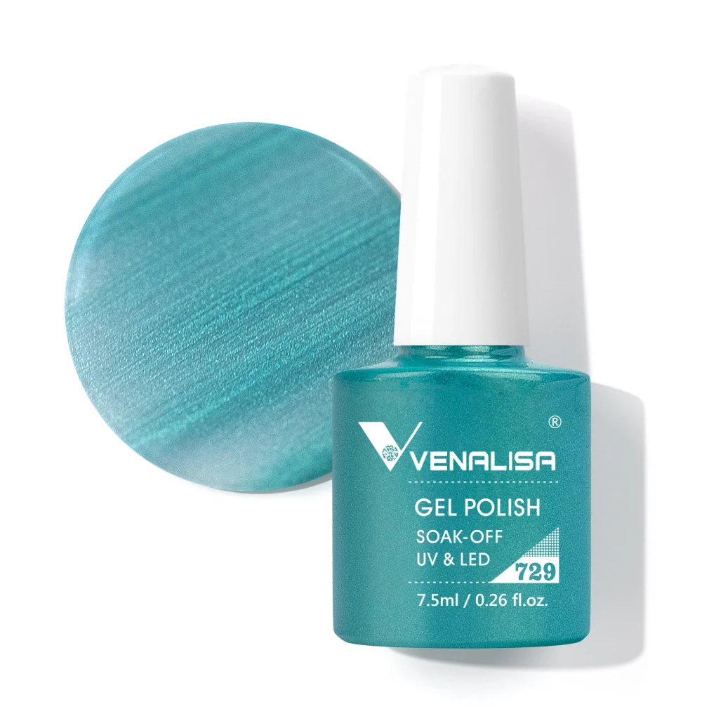 Venalisa HEMA TPO FREE Nail Gel Polish Glitter Gorgeous Full Coverage Soak Off UV LED French Nail Jelly Pink Nude Collection