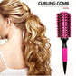 Wooden Round Hair Comb Brush With Boar Bristle Mix Nylon Styling Tools Professional Ceramics Ion Hair Brush Hairdressing Supply
