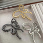Fashion Silver Color Hollow Butterfly Hair Claw for Women Simple Metal onytail Shark Clip Hair Crabs Headwear Hair Accessories