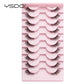 YSDO Natural Mink Eyelashes 3/6/10 Pairs Wispy Faux 3D Mink Lashes Short Fluffy Half False Eyelash Makeup Tools Cat Eye Lashes