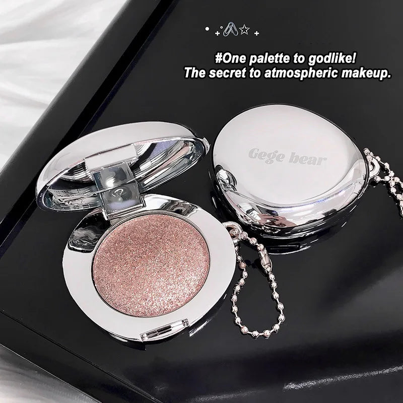 4-color Starry Diamond Highlighter Cream for Face, Collarbone Brightening, Pearlized Shine and Dewy Skin,Face Makeup Product