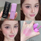 Monochrome Liquid Blusher Waterproof Moisturizing Highlight Beauty Purple Lip Cheek Dual-use Matte Natural Rouge Face Makeup