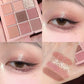 Oat Milk Coffee Earth Tone Eye Shadow Low-saturation Matte Highlight Powder Blusher Contouring Palette Nine-color Eye Shadow