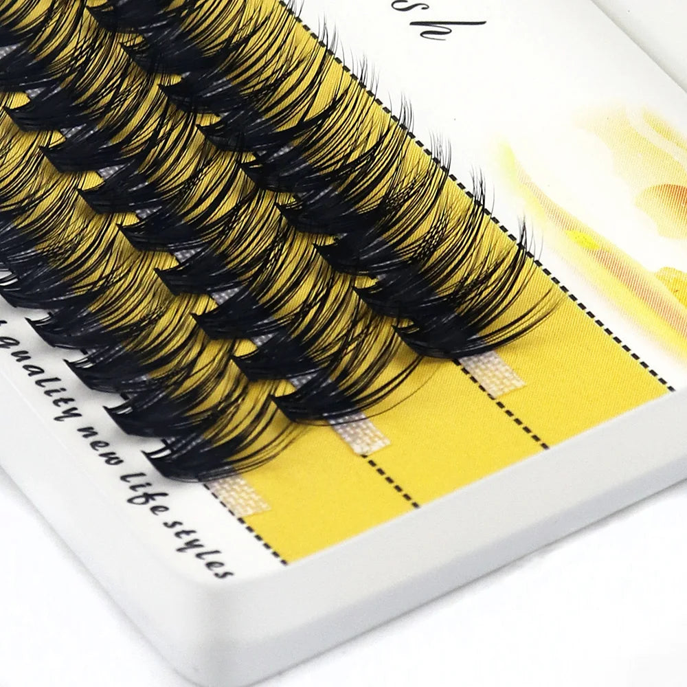 40D/30D/20D Mink Eyelashes 1 Box/60 Bundles Natural Eyelash Extension 3D Russia Individual Eyelash Cluster Makeup Tools Lashes