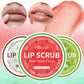 Hllozzi 50g lip scrub jojoba oil vitamin C hydrating moisturizing mild non-irritating watermelon, coconut, apple