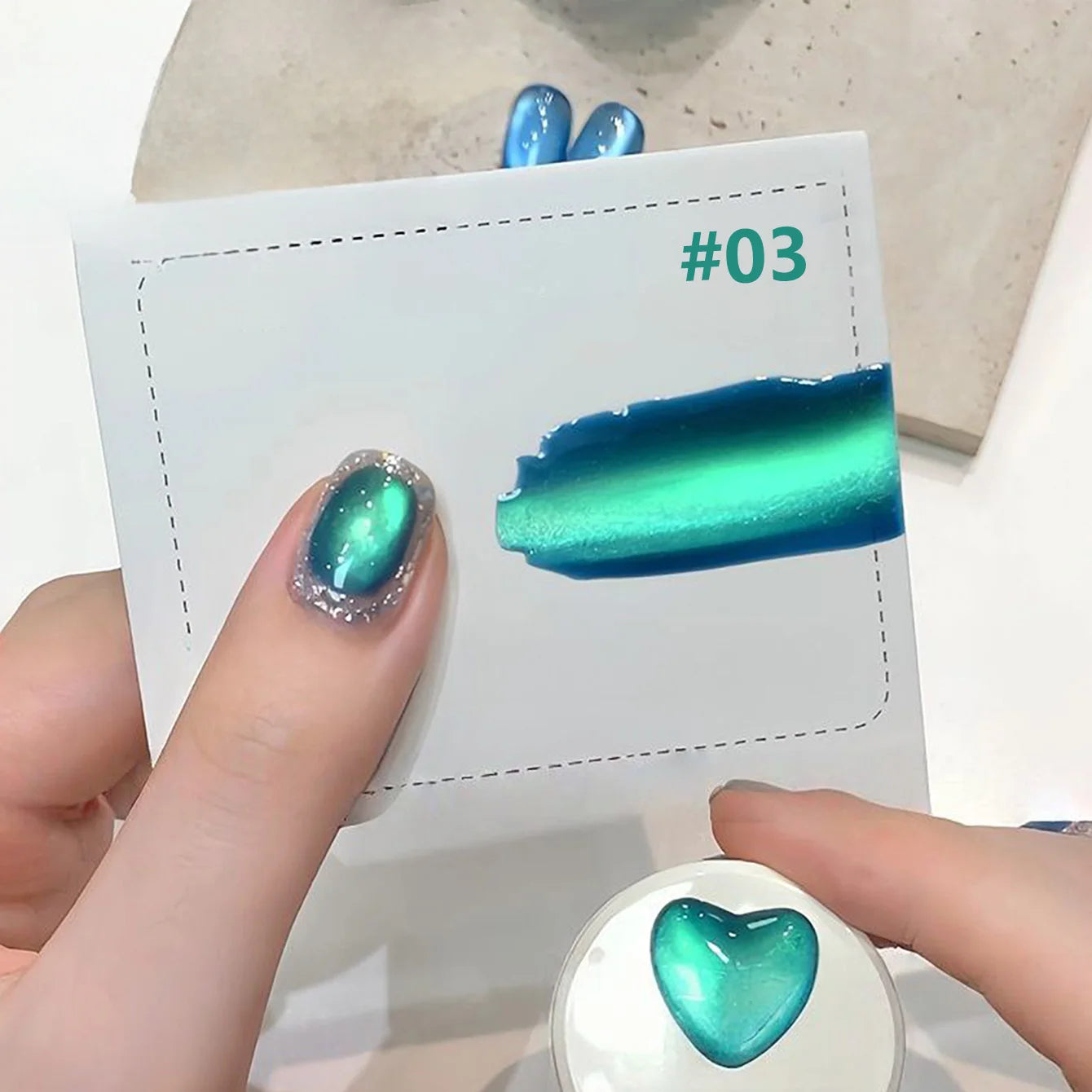 Mianel 12ml 1-21pcs Green Cat Magnetic Gel Nail Polish Spider Lily Varnish Soak Of UV Light Nails Nail Salon Christmas Nails