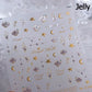 Magical Blow Bubbles Goldfish Bunny Rabbit Cat Kitten Shape Shiny Dreamy Bubbles 5D Nail Art Decorations Sticker Manicure Decal