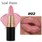 Metallic Glitter Lipstick Diamond Dazzling Waterproof Sexy Lip Gloss Moisturizing Matte Velvet Pearlescent Lip Tint Balm Makeup