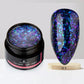 Aurora Glitter Gel Nail Polish 3D Non-Sticky Builder Gel Formula Long-Lasting Shine Soak Off UV/LED Cured Perfect for Manicures