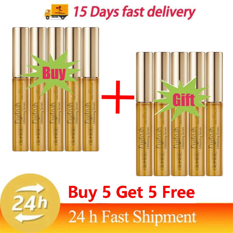 Natural Eyelash Growth Serum 7 Days Eyelash Enhancer Longer Liquid Fuller Thicker Curling Lash Treatment Eye Care Product Makeup