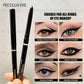 Long-Lasting Gel Black Eyeliner Pencil - Waterproof Matte Eye Makeup Tool with Quick-Drying