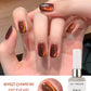 Jelly Red Glass Cat Eye Gel Polish 12ML Holographic Glitter Shimmer Translucent Red Color Magnetic Nail Polish Salon DIY at Home