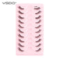 YSDO 5/10 Pairs Half Lashes Cat Eyelashes Soft Natural Clear Band False Lashes Natural Wispy Faux 3d Mink Eyelashes Makeup Tools