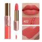 2 In 1 Matte Liquid Lipstick Long Lasting Color Moisturizing Waterproof Non Stick Cup