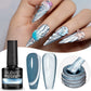 PUENTE 7.5ML Vibrant Blue Cat Eye Gel Nail Polish High Glossy Long-Lasting Soak Off UV Semi-Permanent Nail Art Varnish Manicure