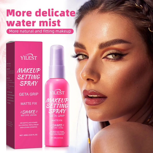 【Matte Waterproof Setting Spray】Long Lasting Makeup Fixer, Controls Oil & Shine, Non-Sticky Finish, All-Day Hold