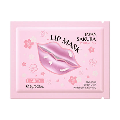 LAIKOU 5/10pcs Lip Mask Lip Care Moisturizing Hydrating Repair Lighten Lip Lines  Gel Patch Lips Pad Patches Care Products