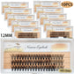 Sackvis10pcs/lot Cluster Eyelashes 3 Rows 10D/20D/30D/40D Natural Style Individual Eyelash Bundles Handmade Supplier