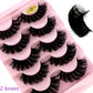 New 10 Pairs (2 Box) Cat Eyelashes Fluffy False Eyelashes Naturally Soft & Thick 9D Faux Mink Eyelashes Enhance Eye Makeup