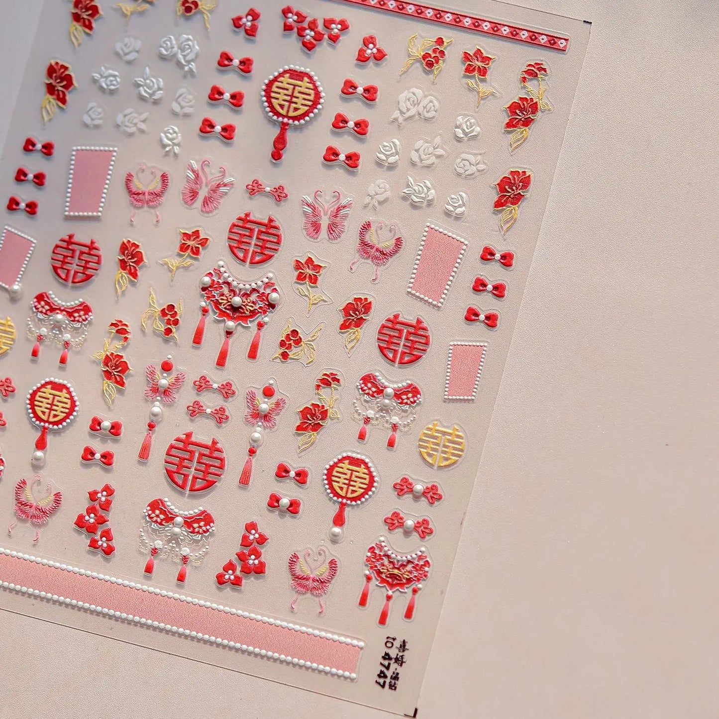 1 piece 5D color crystal star nail stickers high quality love shiny silver hollow smear rainbow flower jelly design nail sticker