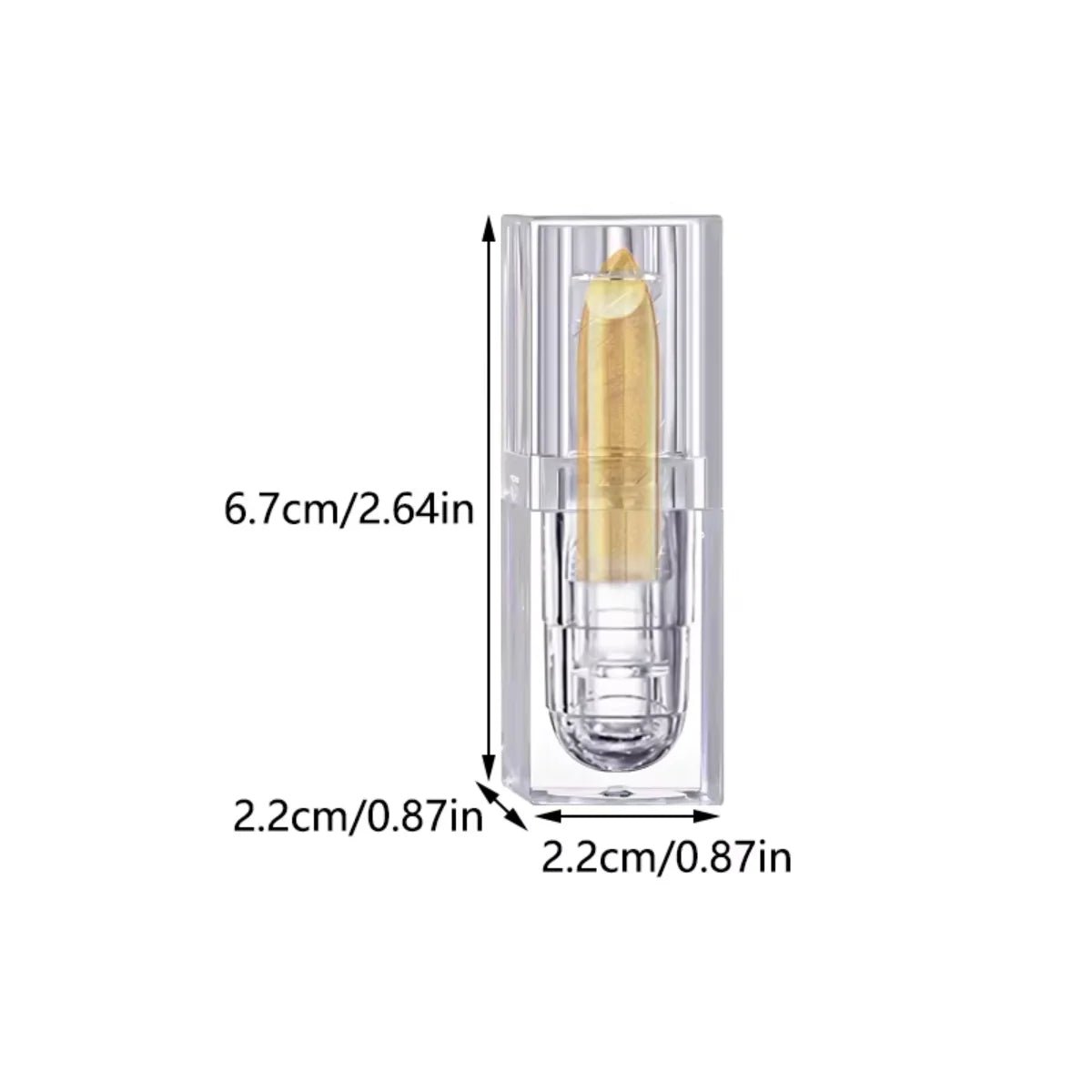High-pigmented Gold Lipstick Shiny Metallic Matte Velvet Waterproof Long Lasting Sexy Gold Lip Gloss Women Lip Makeup