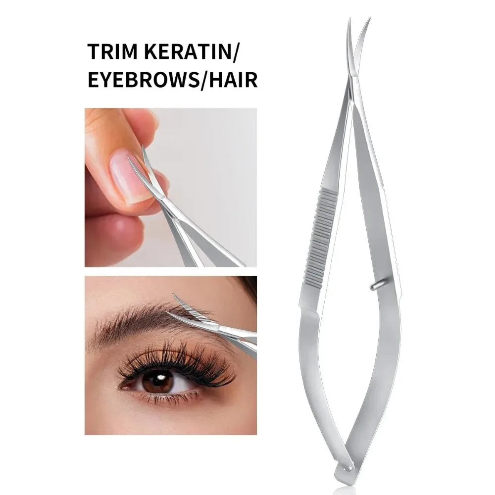 Dovetail Scissors Beauty Nail Nail Removal Dead Skin Nail Barbs Curved StainlessSteel Spring Dead Skin Scissors Beauty Tools