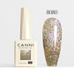 CANNI Gel Nail Polish Glitter Diamond Sparkle Color Collection Gorgeous Color HEMA FREE Soak Off UV LED Semi Permanent AurorGel