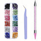 Nails Art Multi-Size Flat Back Acrylic Rhinestones 3D Crystal DIY Decorations Glitter Crystal Gem Manicure Accessories With