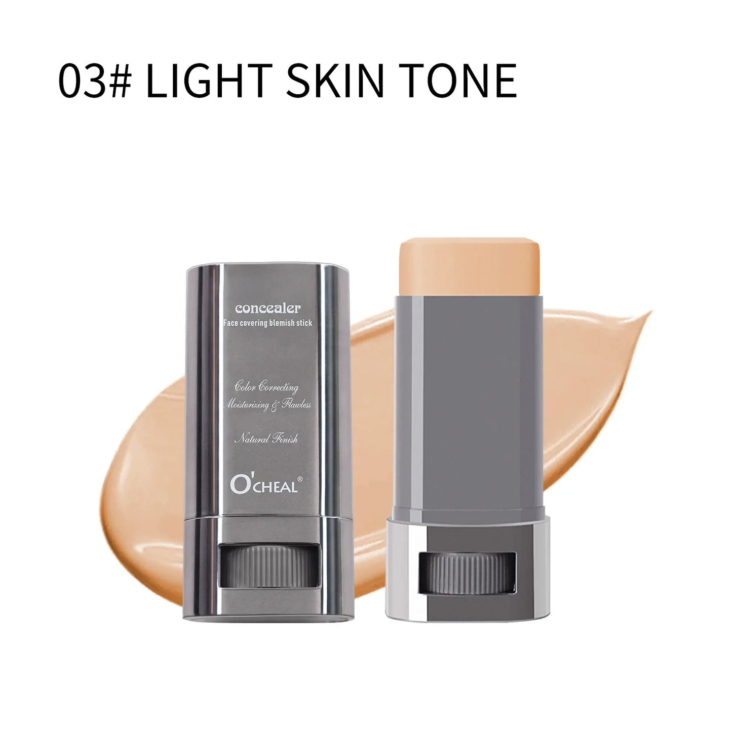 TVLV eraser foundation make-up stick 20g, with brush to brighten skin liquid foundation, long-lasting makeup concealer