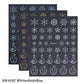 3/6pcs Christmas Nail Art Stickers 3D Snowflake Bow French Line Design Decals DIY Self-Adhesive New Year Manicure Decoration