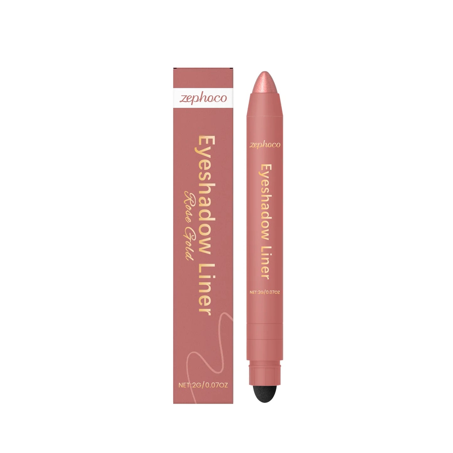 2in1 Eyeliner Pen Smudge Proof Waterproof Formula Long Lasting Wear Beginners Daily Makeup Smooth Application Eye Shadow Liner