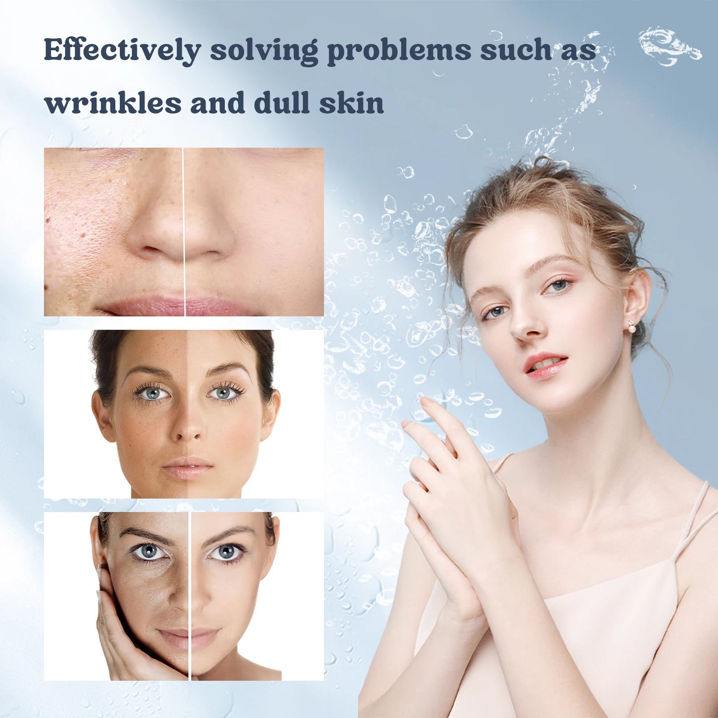 EELHOE Bio Collagen Real Deep Mask Shrink Pores Deep Hydrating Overnight Face Mask Moisturizing Refreshing Brightening Skin Care
