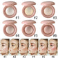 Monochrome Face Brightening Highlighter, Lightweight Non-Greasy Glitter Powder with Subtle Shimmer,Light Beige Brightening